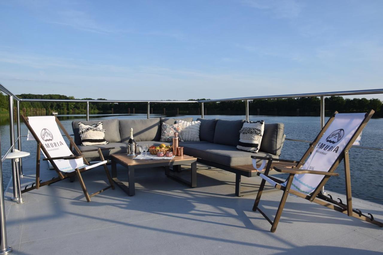 Lemuria Houseboat - Plywajacy Domek Na Wodzie 브로츠와프 외부 사진